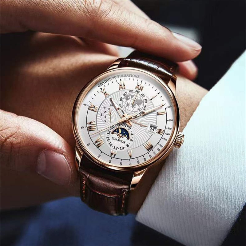 Montre en quartz lumineuse haut de gamme tendance