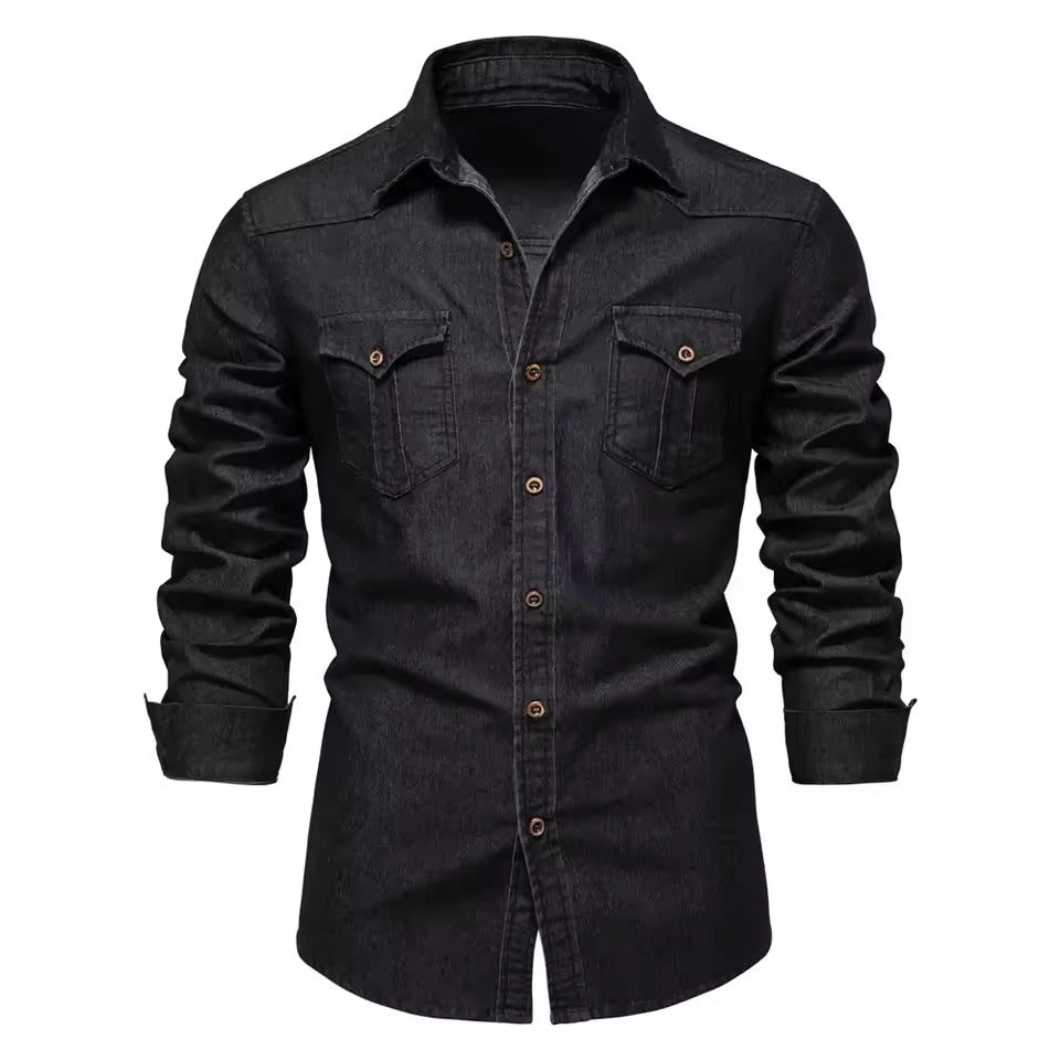 Emil™ Chemise En Jean Coupe Décontractée
