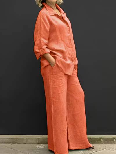 Ensemble chemise en lin Lara