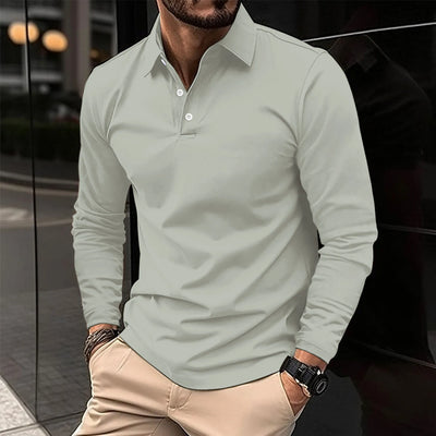 Ethan™ - Polo décontracté à manches longues
