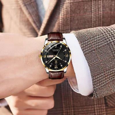 Montre pour homme étanche et lumineuse