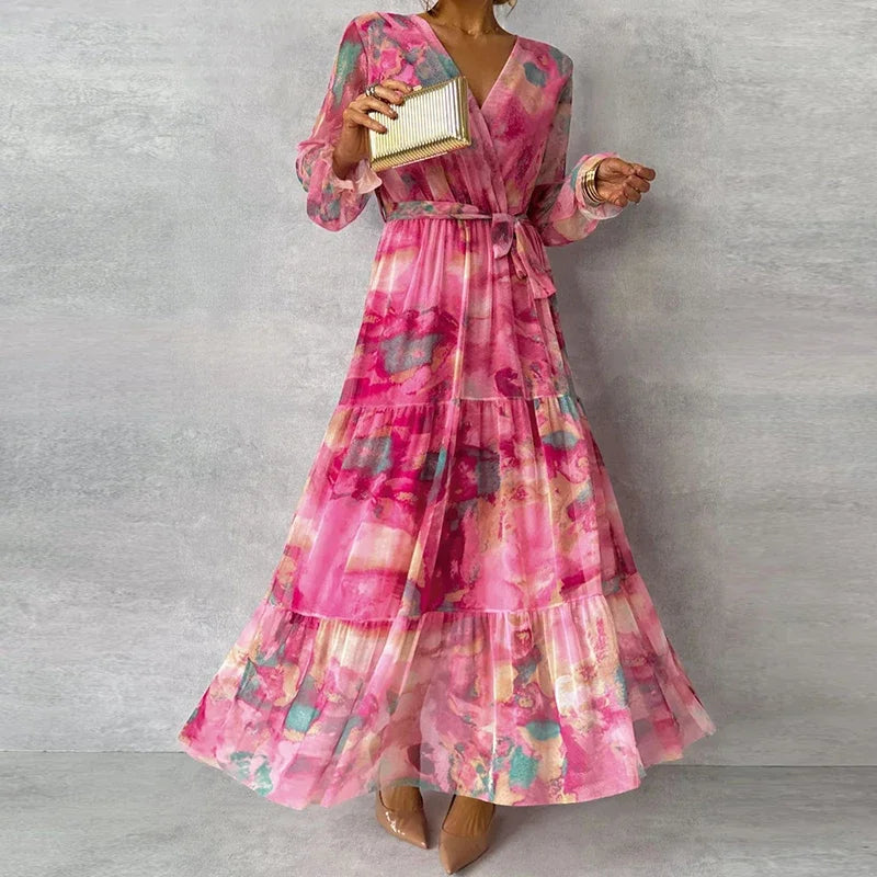 Grace™ - Robe fleurie élégante faite à la main