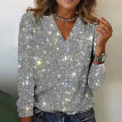 Monique | Top en sequins