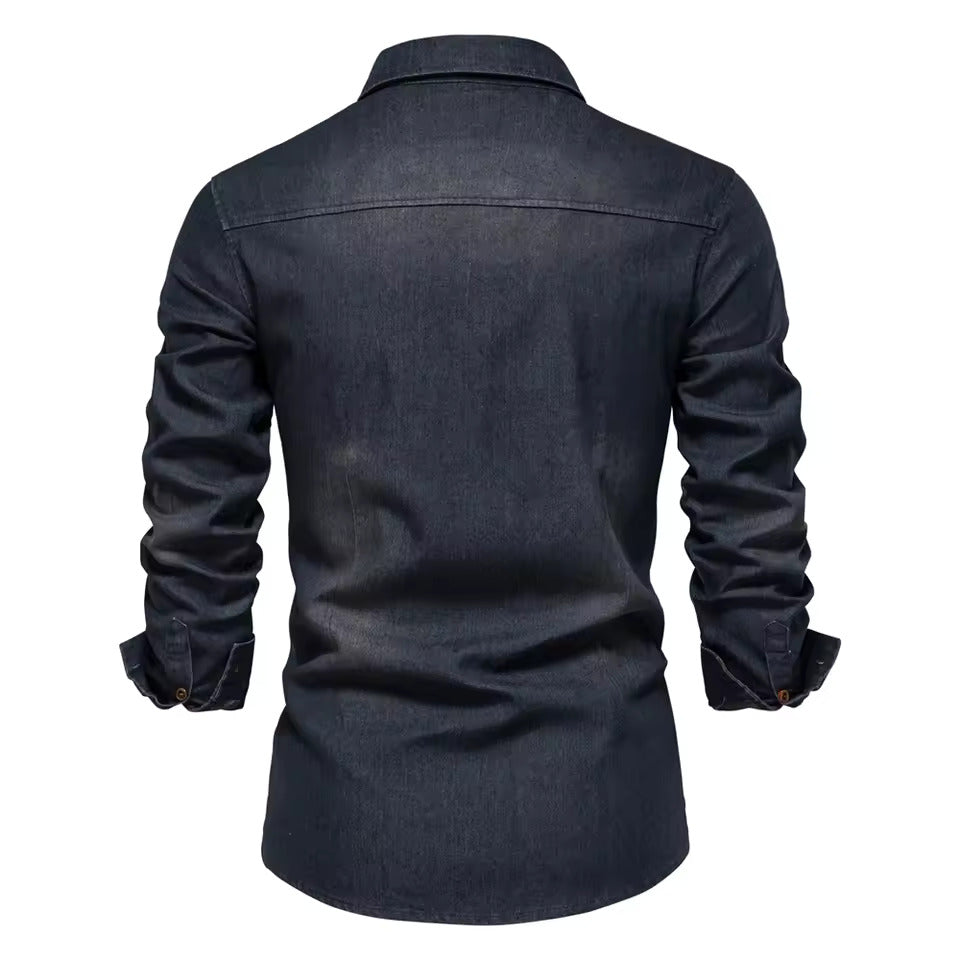 Emil™ Chemise En Jean Coupe Décontractée