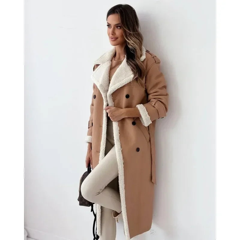 Monroe | Manteau Cuir Doublure Laine
