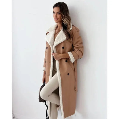 Monroe | Manteau Cuir Doublure Laine