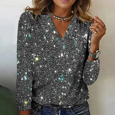 Monique | Top en sequins