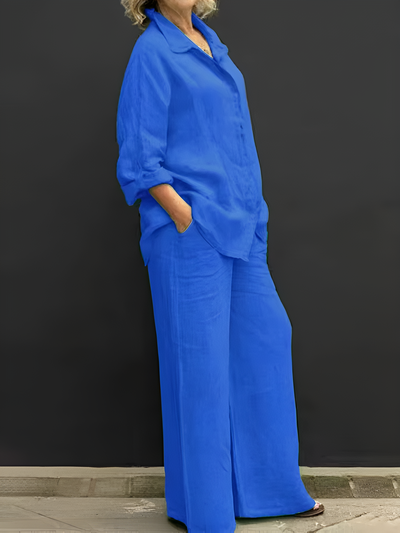 Ensemble chemise en lin Lara