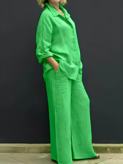 Ensemble chemise en lin Lara