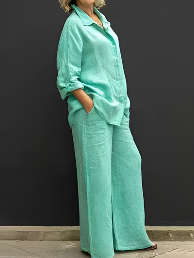 Ensemble chemise en lin Lara