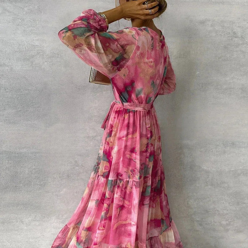 Grace™ - Robe fleurie élégante faite à la main