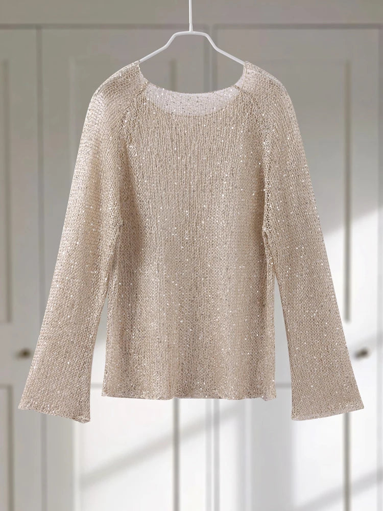 KATIA | Pull chic en sequins
