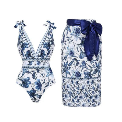 Maillot de bain une pièce et jupe ADRIANA®