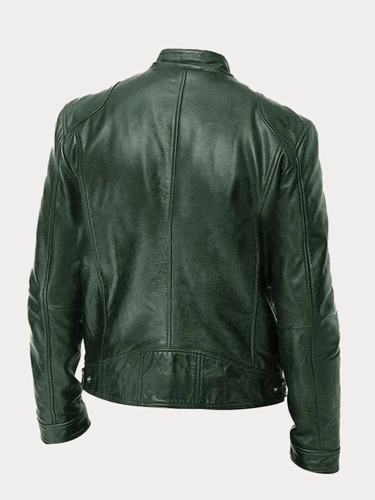 Victor™ | Veste en cuir décontractée : style intemporel