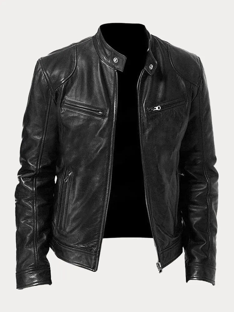 Victor™ | Veste en cuir décontractée : style intemporel