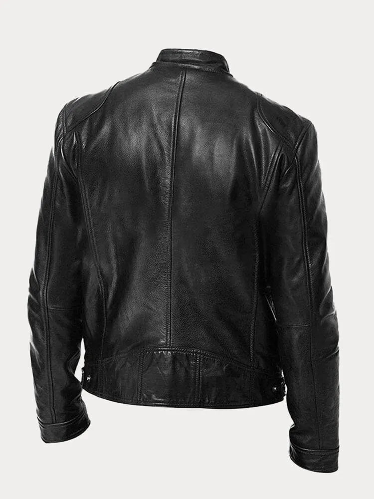 Victor™ | Veste en cuir décontractée : style intemporel