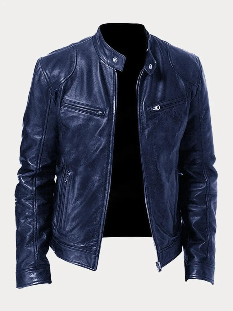 Victor™ | Veste en cuir décontractée : style intemporel