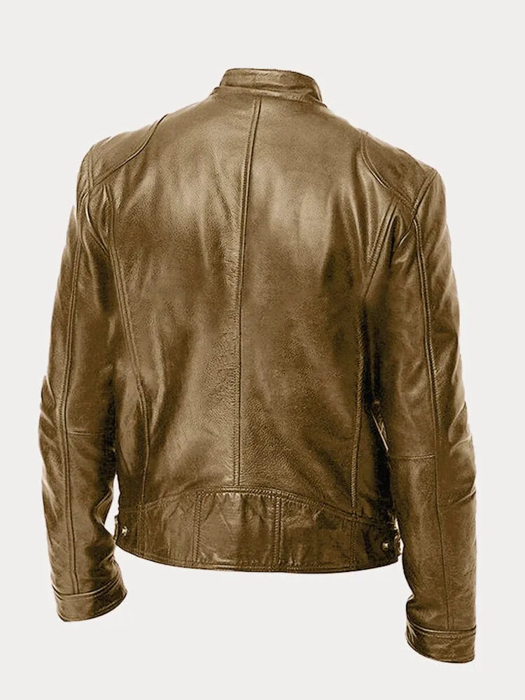 Victor™ | Veste en cuir décontractée : style intemporel