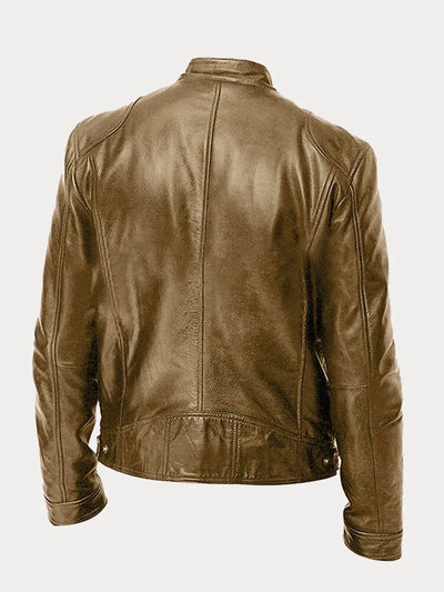 Victor™ | Veste en cuir décontractée : style intemporel