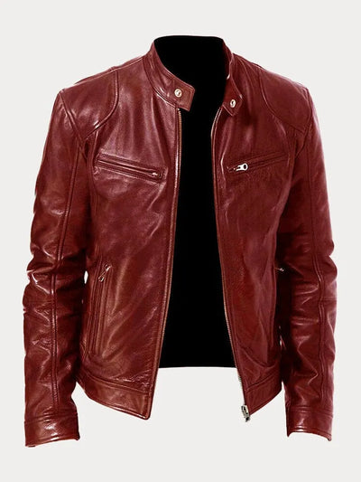 Victor™ | Veste en cuir décontractée : style intemporel