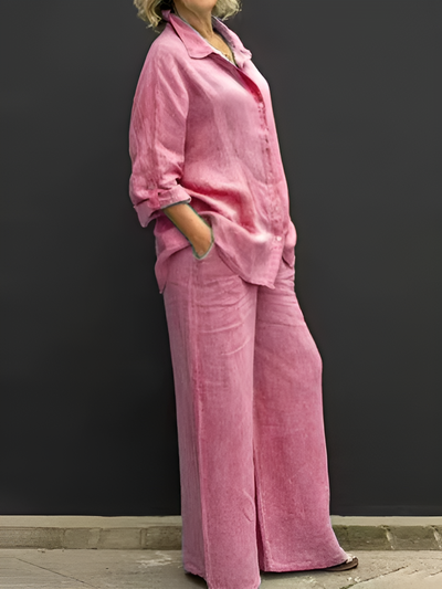 Ensemble chemise en lin Lara