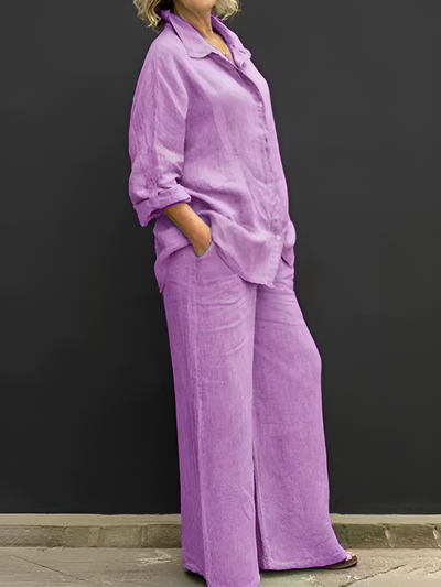 Ensemble chemise en lin Lara
