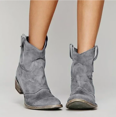 Roselle | Bottes western en daim