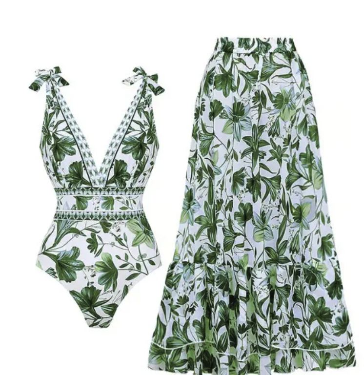 Maillot de bain une pièce et jupe ADRIANA®