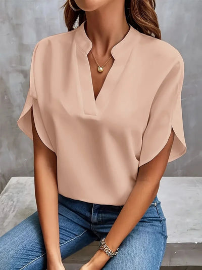 CLARA | Blouse en chiffon solide