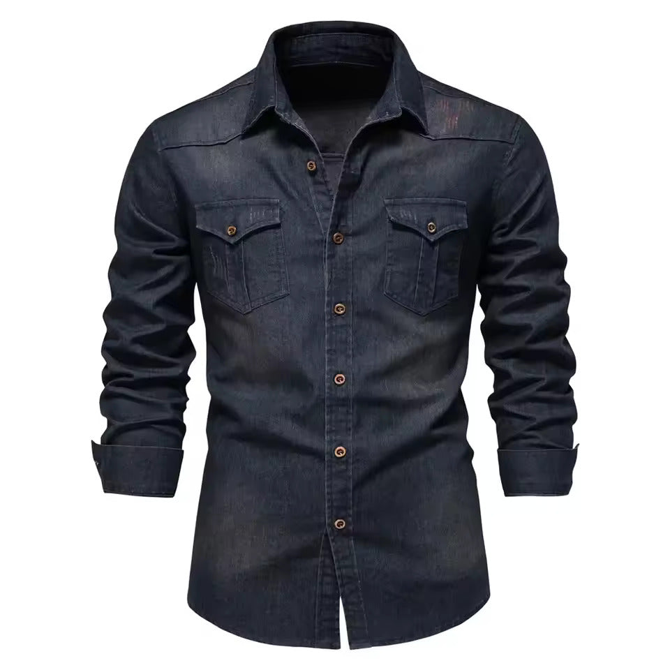 Emil™ Chemise En Jean Coupe Décontractée
