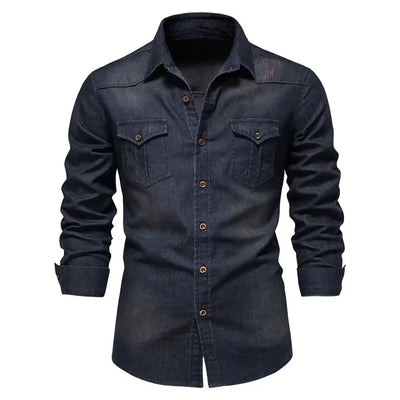 Emil™ Chemise En Jean Coupe Décontractée