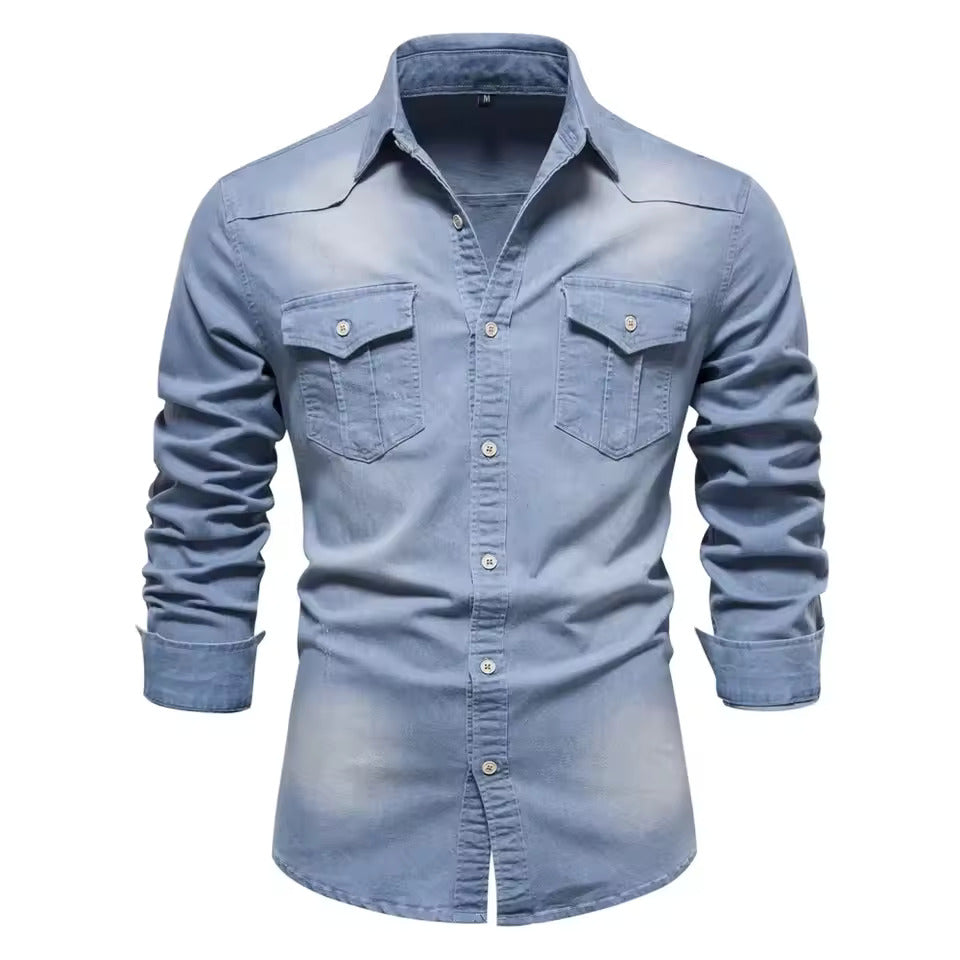 Emil™ Chemise En Jean Coupe Décontractée