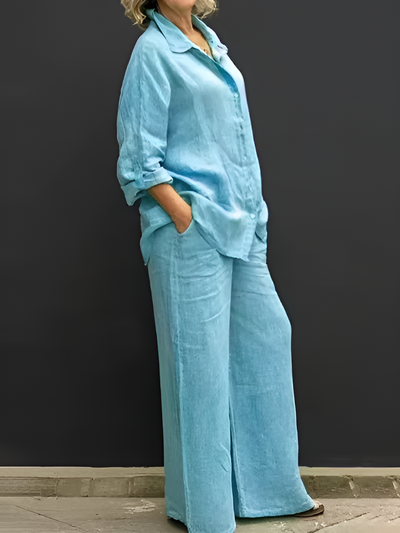 Ensemble chemise en lin Lara