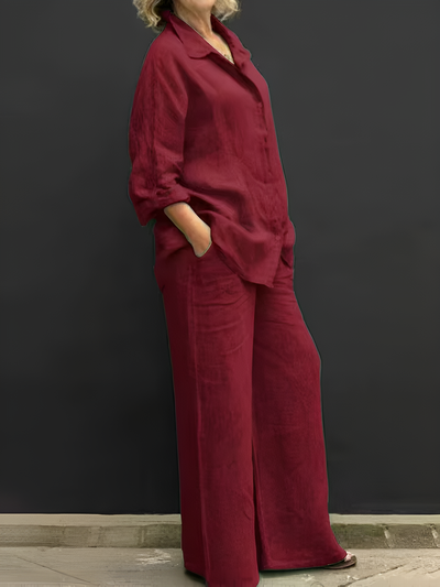 Ensemble chemise en lin Lara