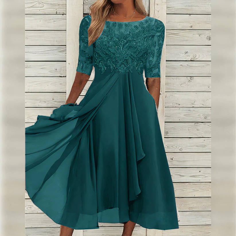 Robe midi en dentelle Scarlett™