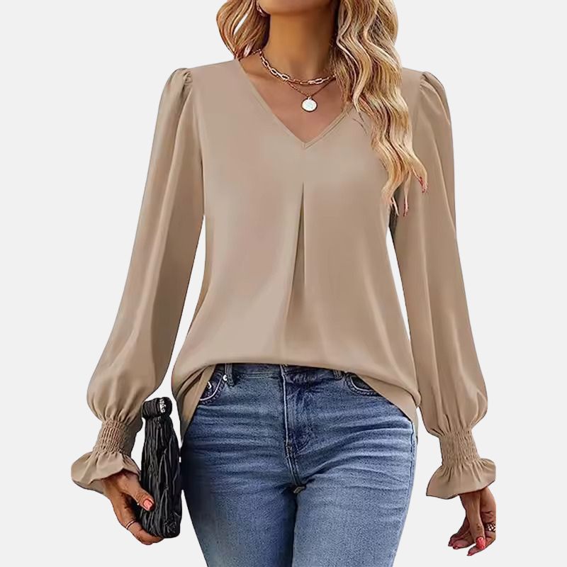 Blouse Calla™ en chiffon à couleurs évasées
