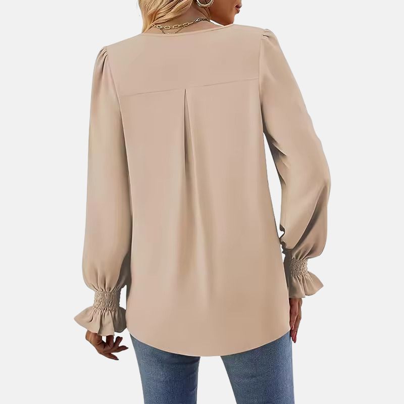 Blouse Calla™ en chiffon à couleurs évasées