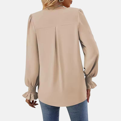 Blouse Calla™ en chiffon à couleurs évasées