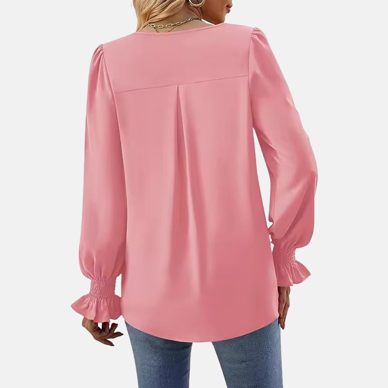 Blouse Calla™ en chiffon à couleurs évasées