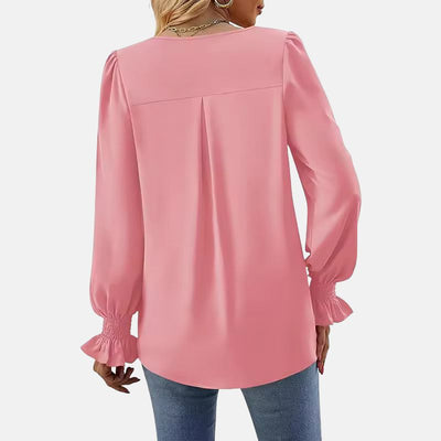 Blouse Calla™ en chiffon à couleurs évasées