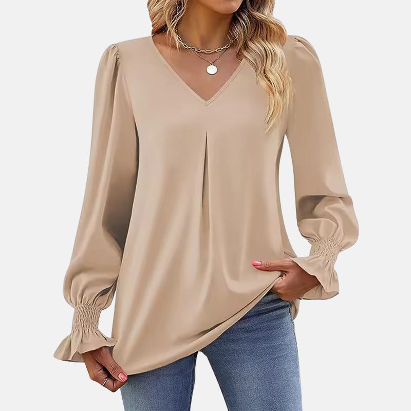 Blouse Calla™ en chiffon à couleurs évasées