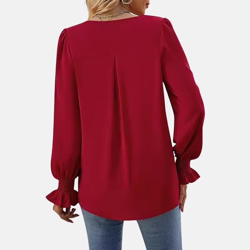 Blouse Calla™ en chiffon à couleurs évasées