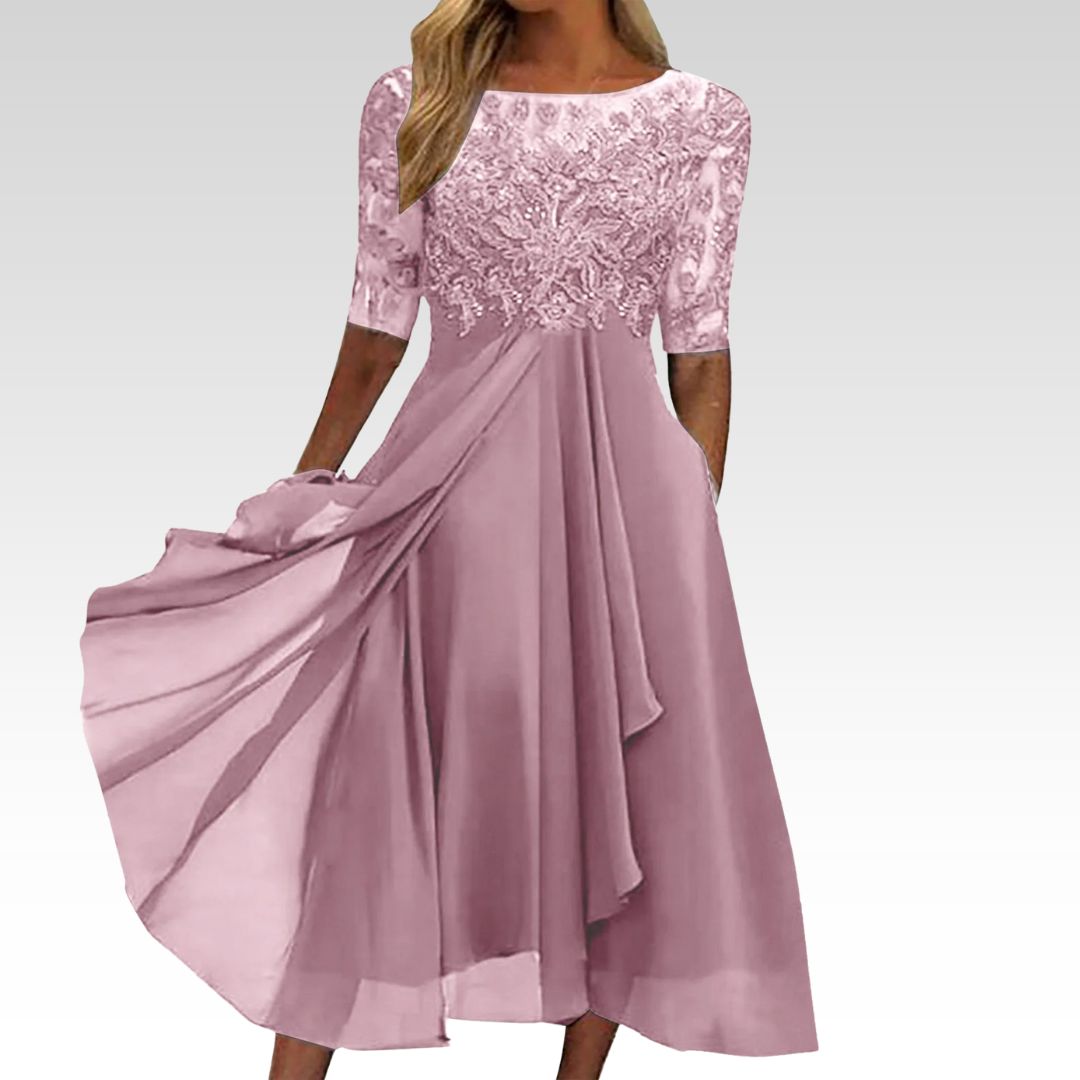 Robe midi en dentelle Scarlett™