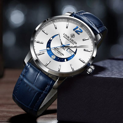 Montre élégante avec phase de lune