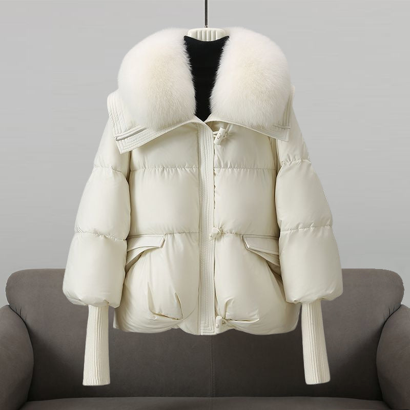 CHARLENE | Veste en duvet glamour