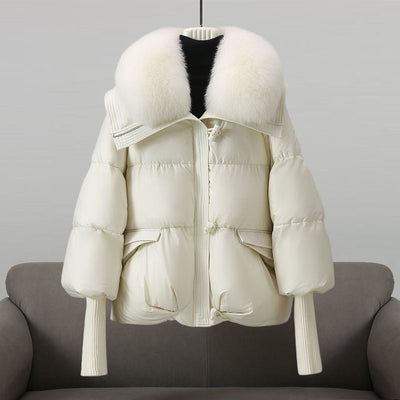 CHARLENE | Veste en duvet glamour