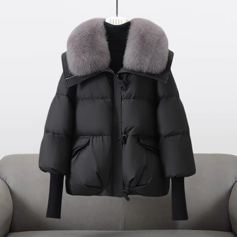 CHARLENE | Veste en duvet glamour