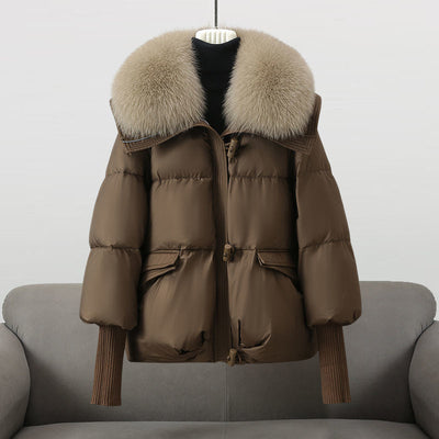CHARLENE | Veste en duvet glamour