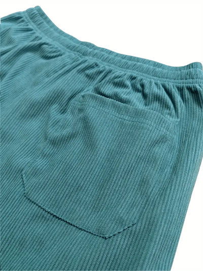 Pantalon Jogger en Velours Côtelé Raya