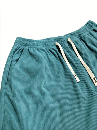 Pantalon Jogger en Velours Côtelé Raya